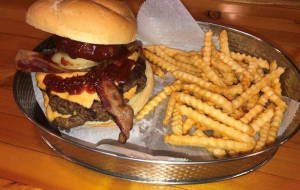 Great Burgers are available at the Ice Cracking Lodge.