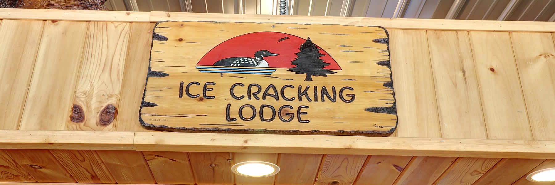 Enjoy great food, drinks, and service at the Ice Cracking Lodge in Ponsford, Minnesota.